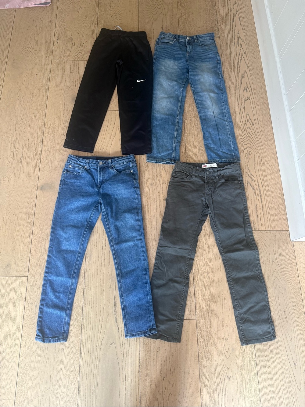Size 10 Bundle of Kids Boys Denim Jeans & Pants - excellent condition